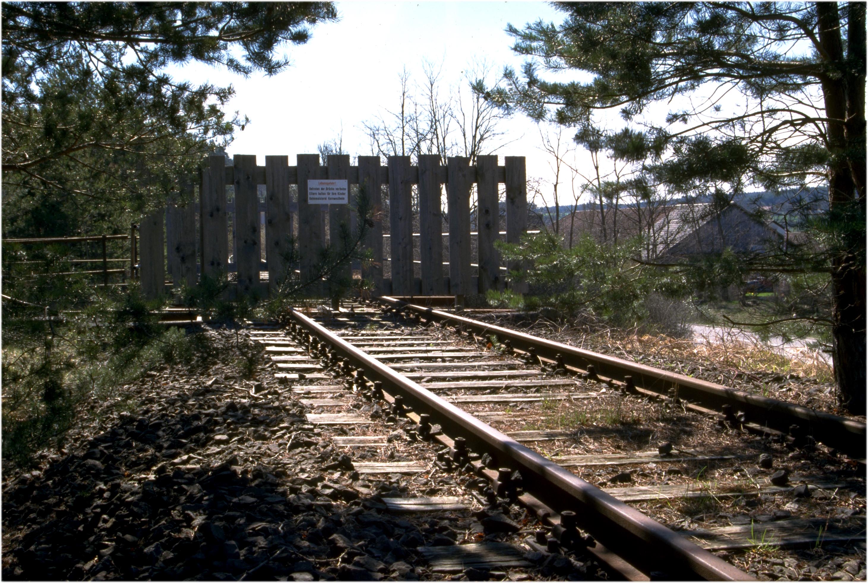 Bahnbrücke beim Hacksberg