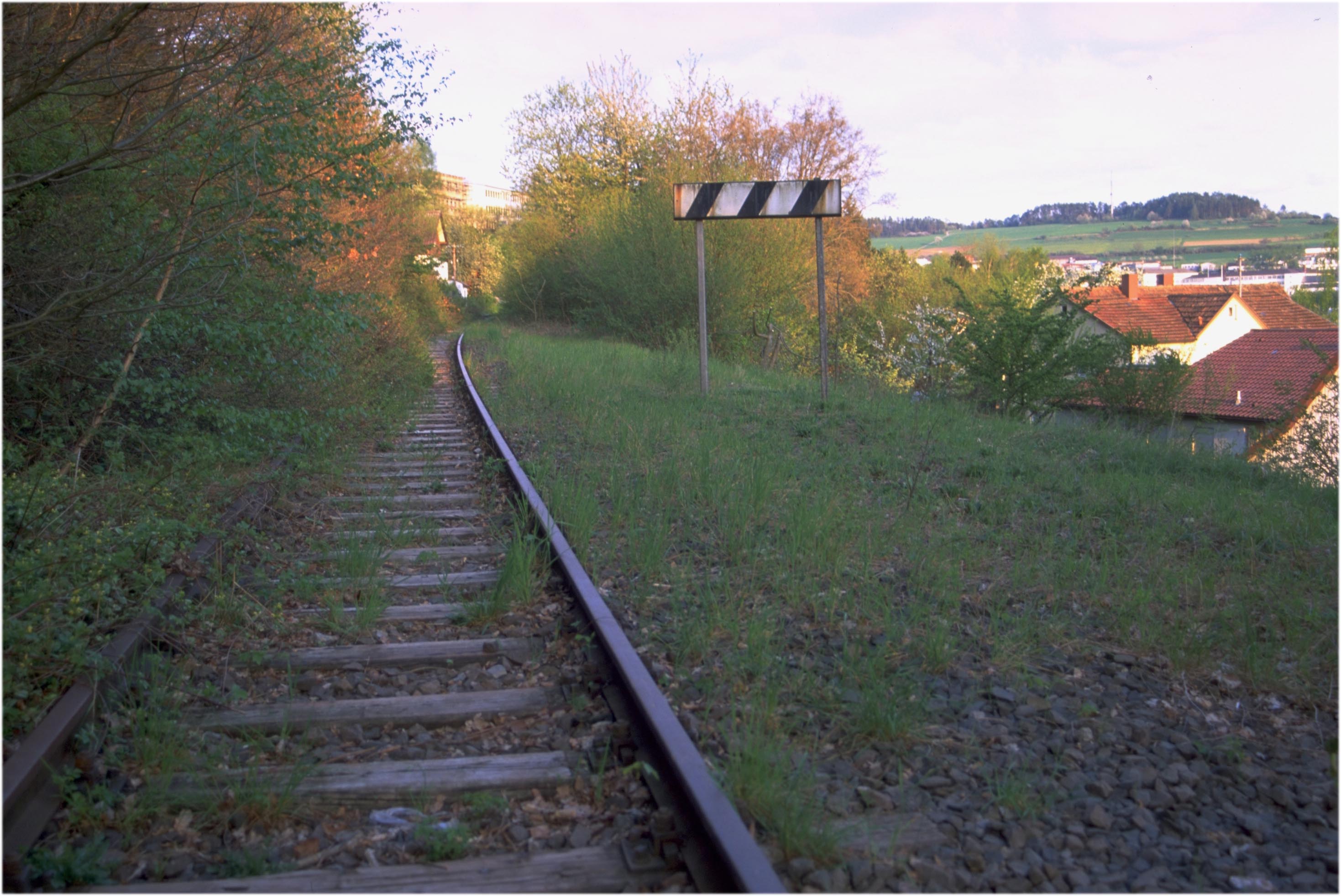 Fahrt am Hang entlang